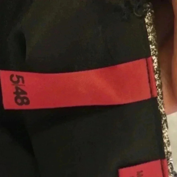 Saks Fifth 548 Chic Gold Backless V Mini Dress size 6 brand tag is cut off - Picture 2 of 11